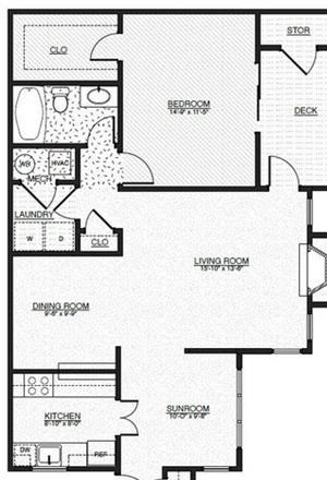 THE STARLING, 1 br, 1 ba, 851 sq. ft.
