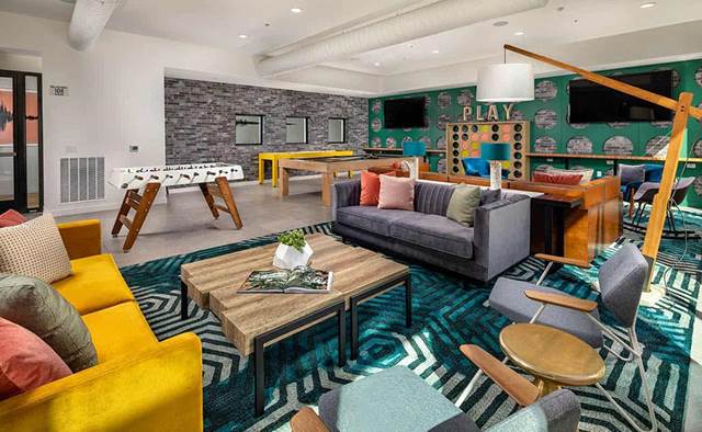Studio apartment at AmpliFi Apartments in Fullerton, CA