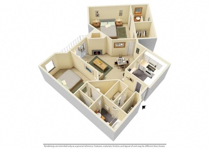 Hermitage and Hermitage 2, 2 br, 2 ba