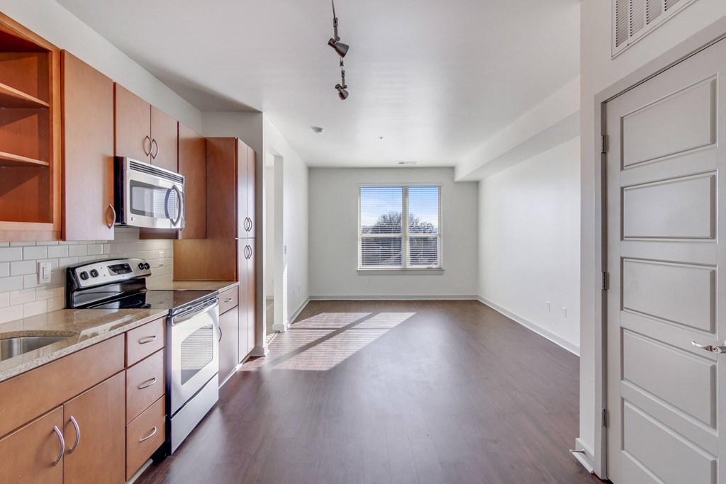 12 South Apartments - Nashville, TN - Luxury Kitchen with cabinet space and open concept floorplan.
