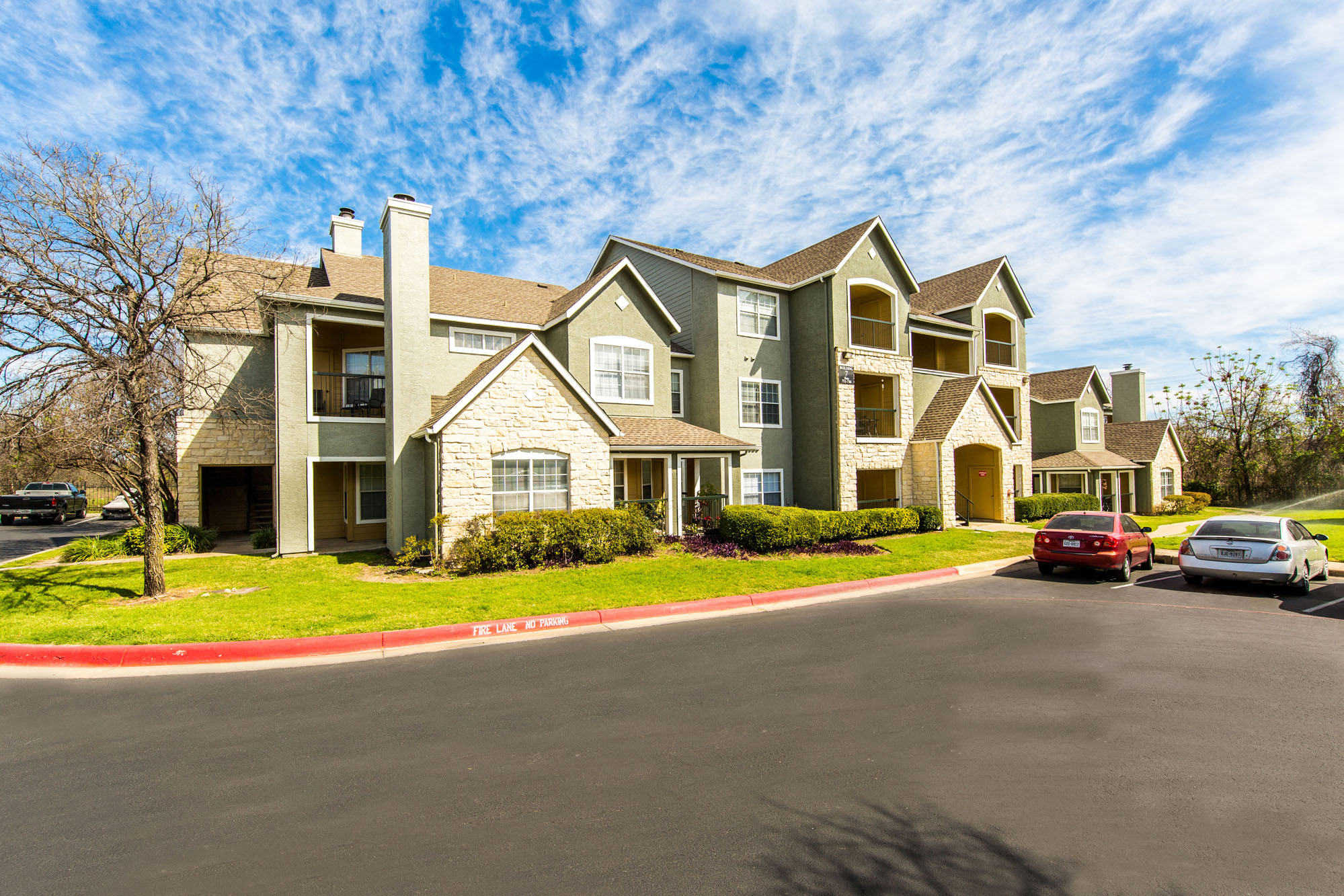 Exterior of building, 3 story