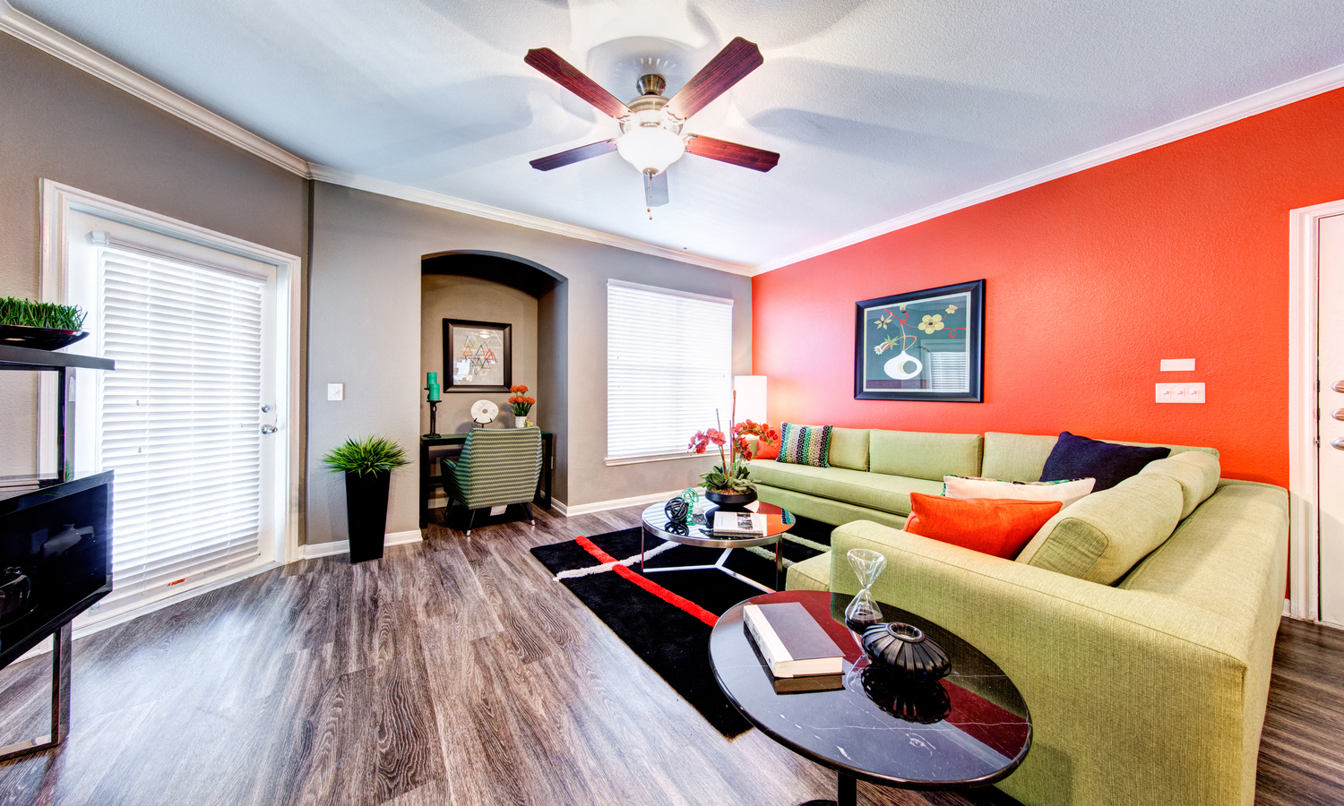 energy efficient ceiling fans In living rooms