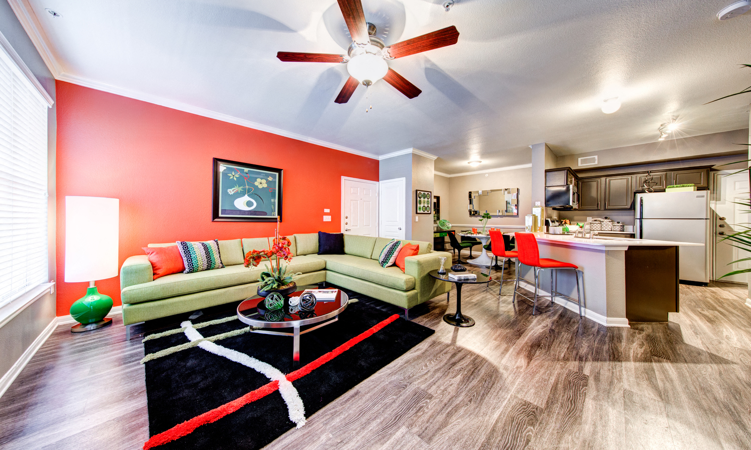 expansive open floor plans