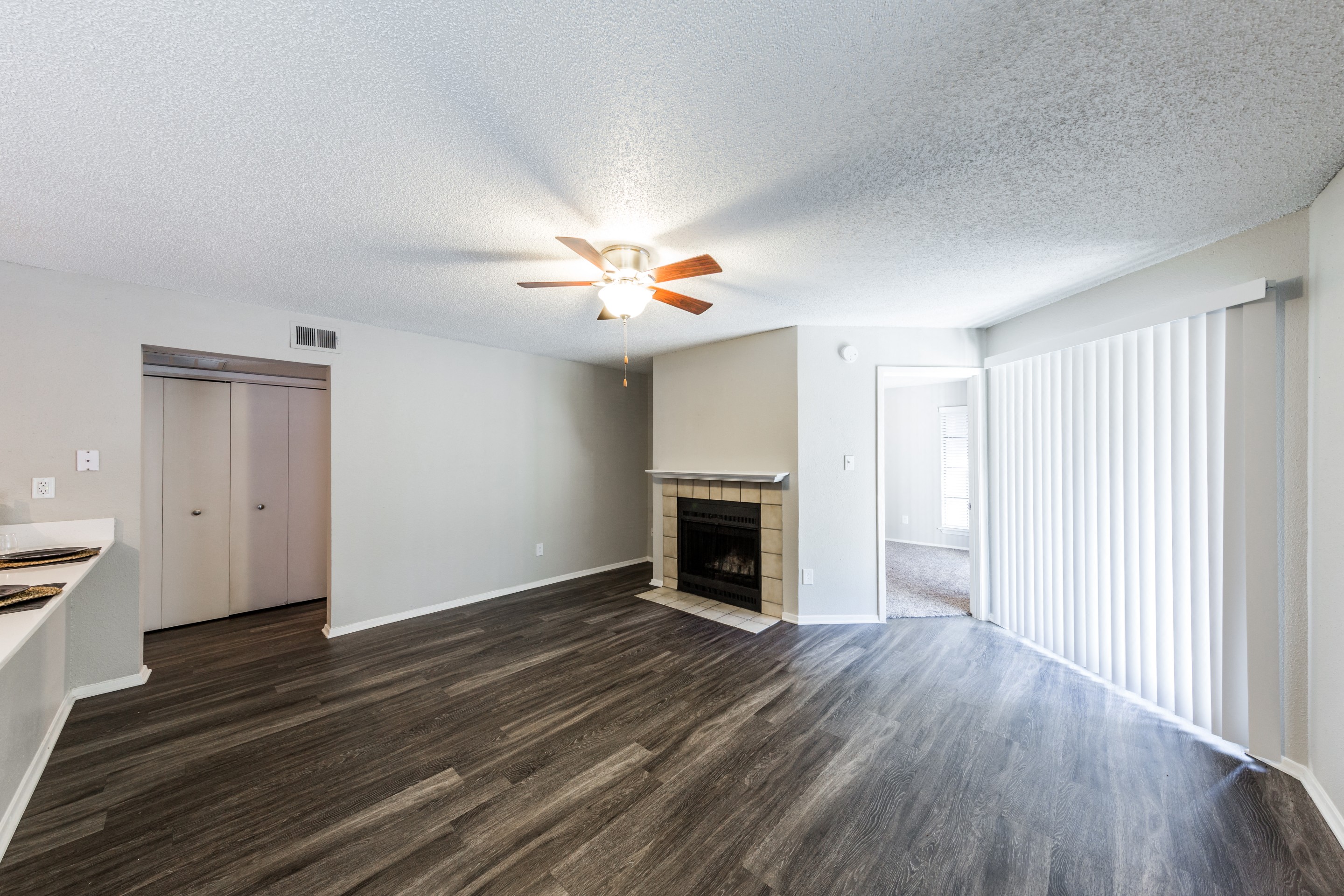 Wood-Burning Fireplace