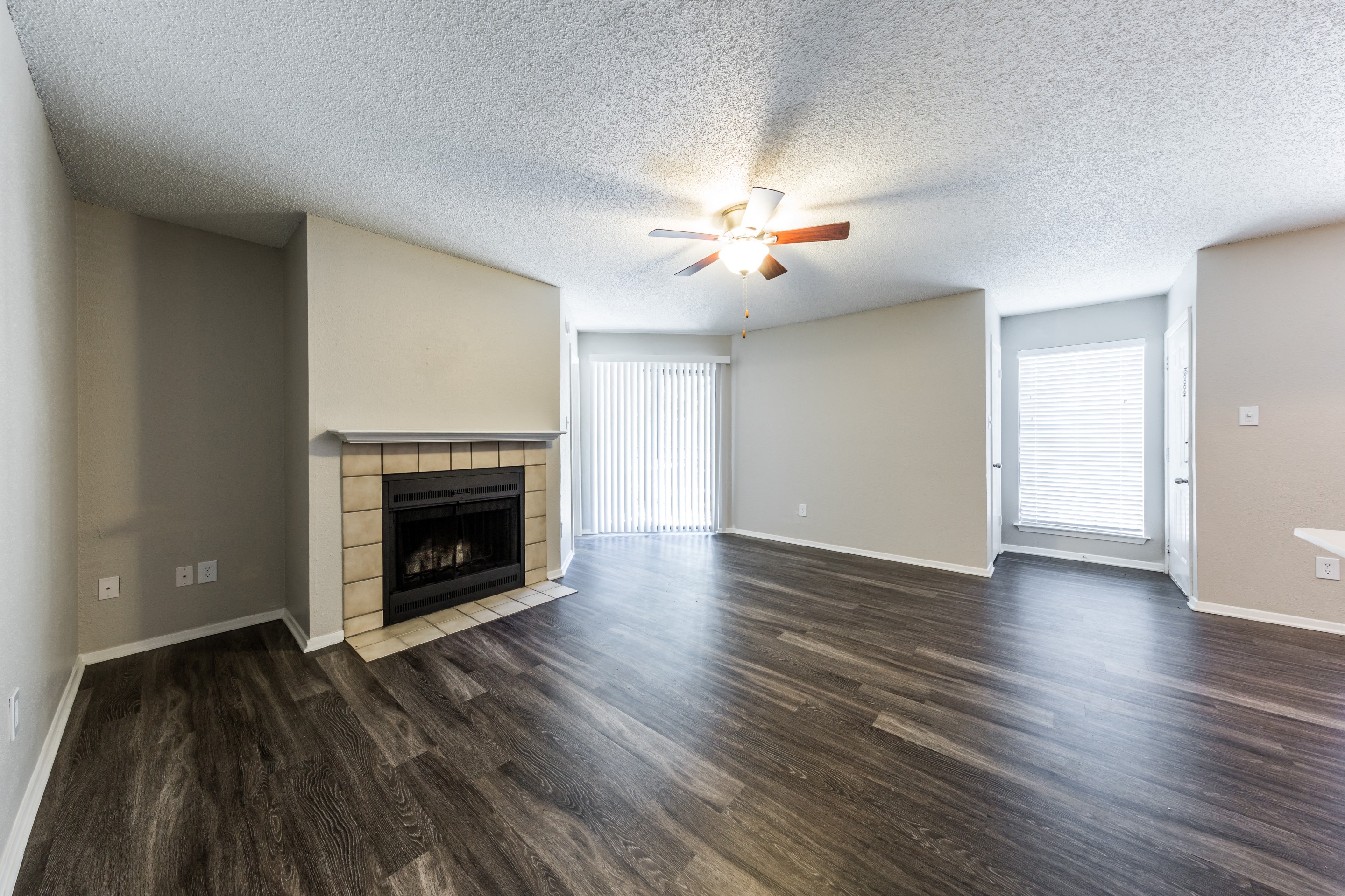 Wood-Burning Fireplace