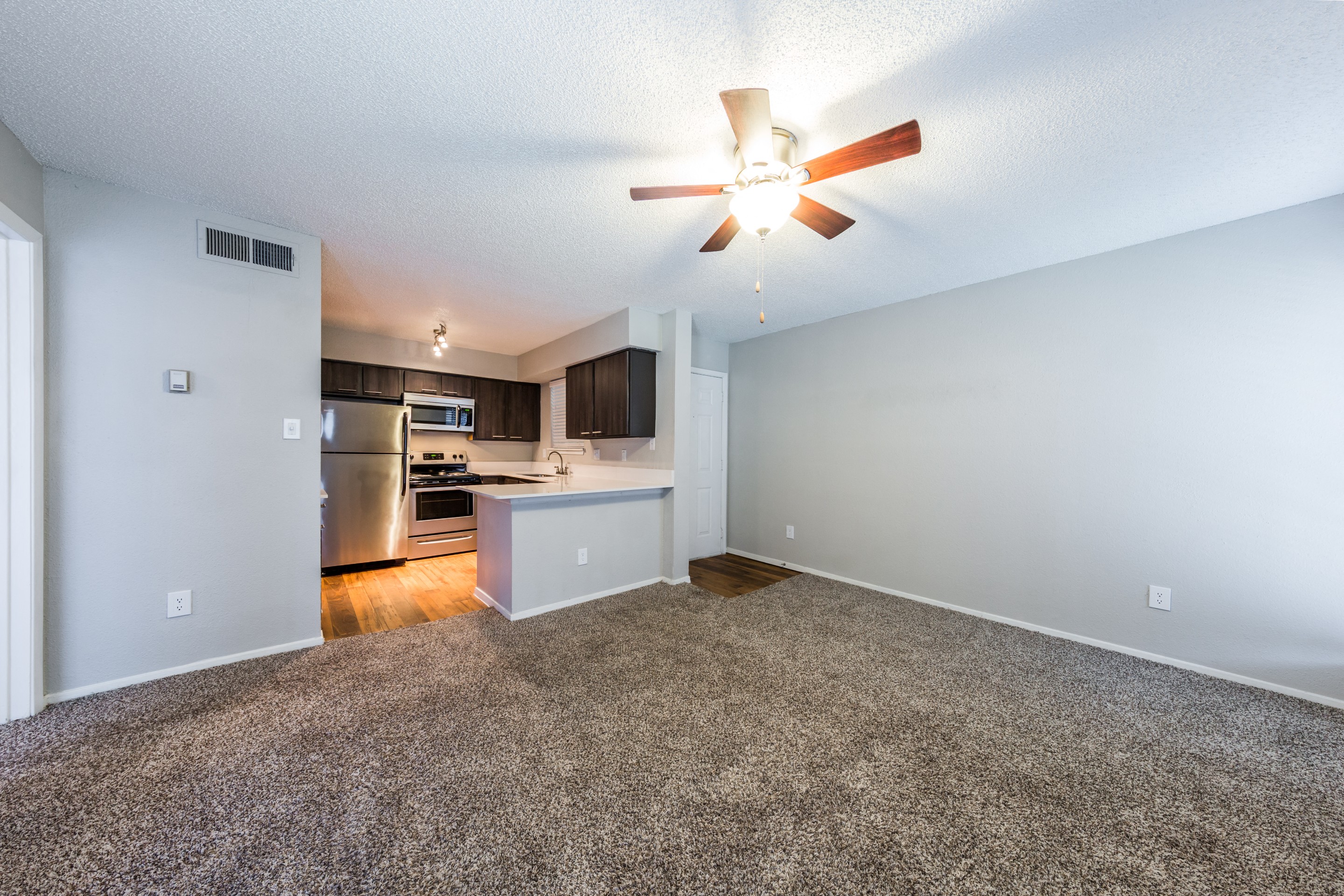 lots of natural light in apartment