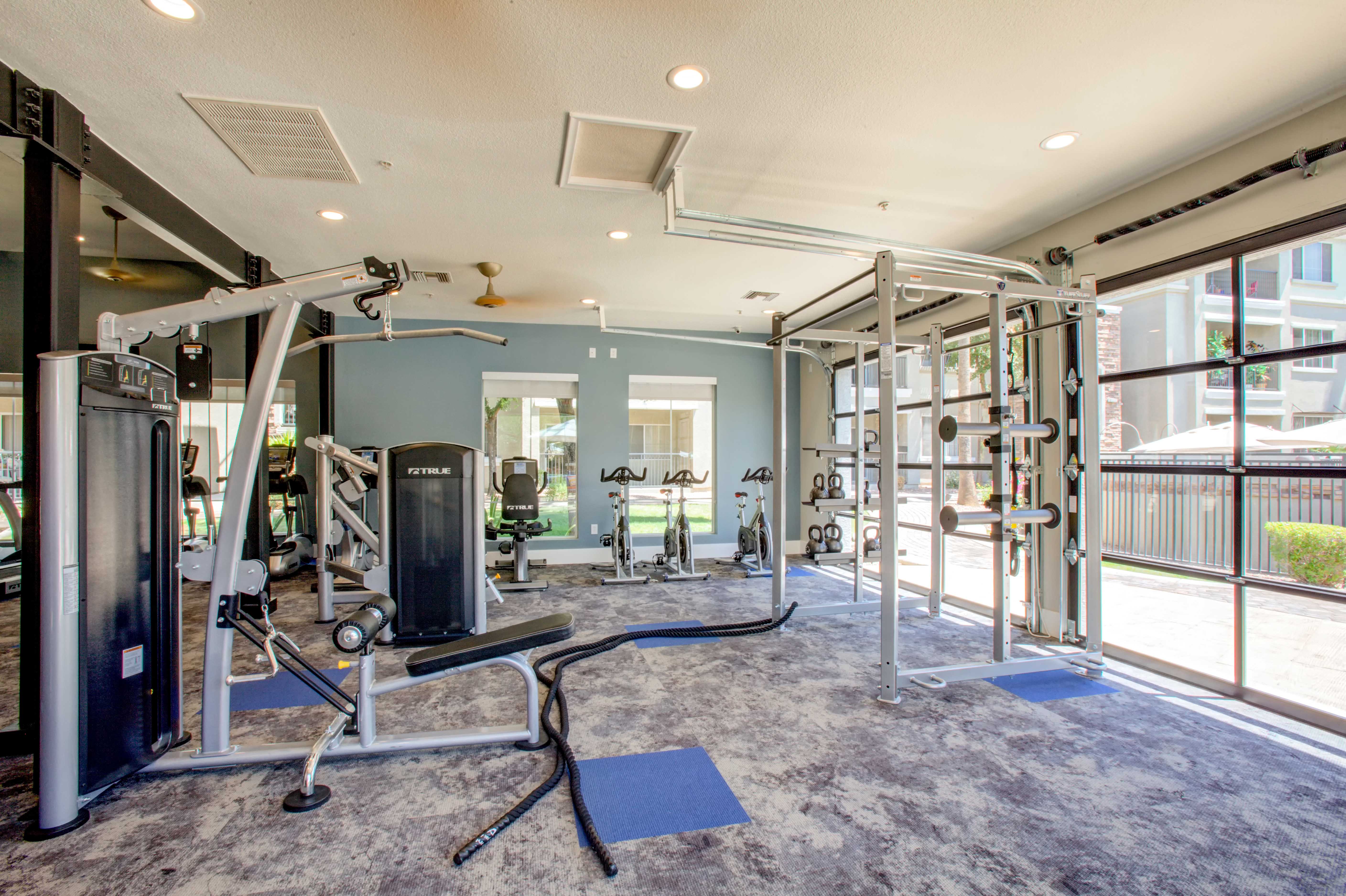 24-Hour Fitness Center With Free Weights