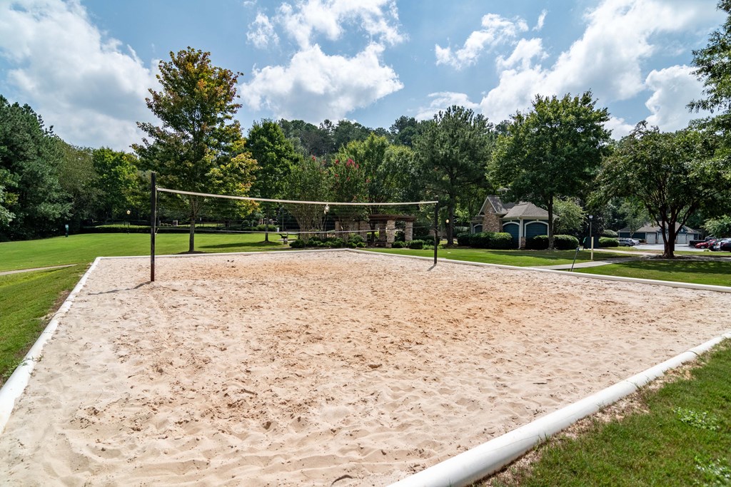 Pet-Friendly Apartments in Woodstock, GA – Lea Woodstock – sand volley ball court