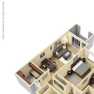 B1-2 / 2 floorplan