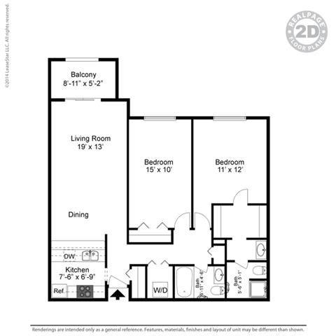 B1-2 / 2 floorplan