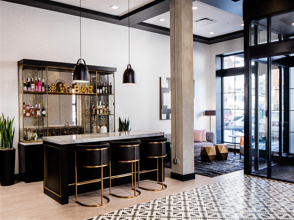 Clubroom seating area