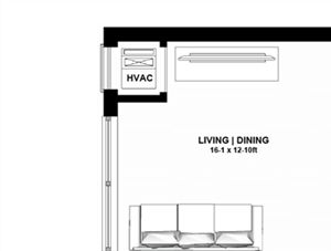 A5I, 1 br / 1 ba