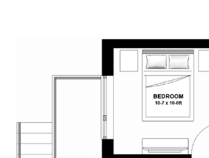 AII, 1 br / 1 ba