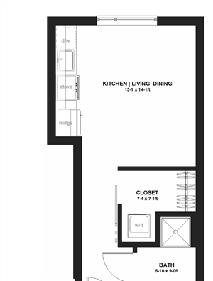 SII, Studio / 1 ba
