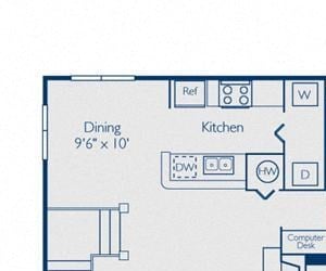 Maple, 1 br, 1 ba, 980 sq. ft.