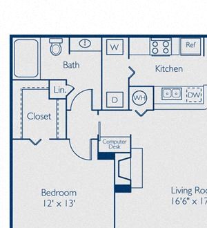 Myrtle, 1 br, 1 ba, 950 sq. ft.