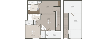 A6 939 Sq. Ft. 2nd Fl. (Does Not Include Garage or Bonus Room Shown in Image-See A9)