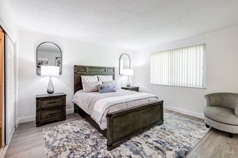 the preserve at ballantyne commons apartments bedroom with bed