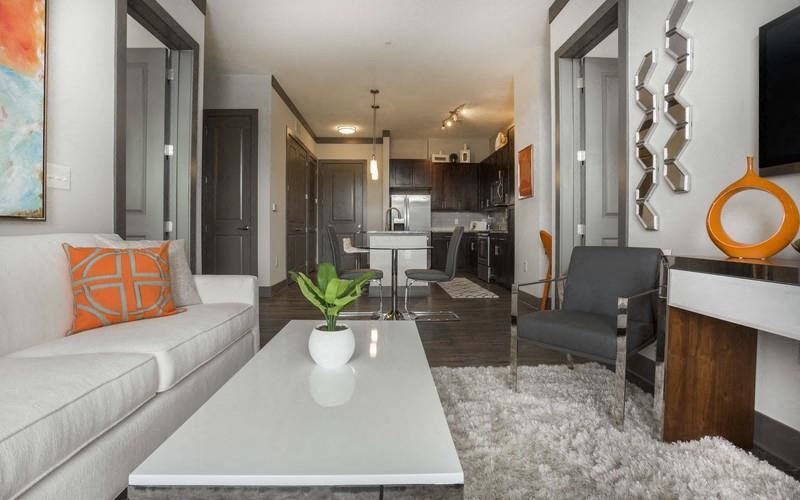 Octave Apartments in Nashville Tennessee photo of open floorplan