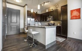 Octave Apartments in Nashville Tennessee photo of modern kitchen