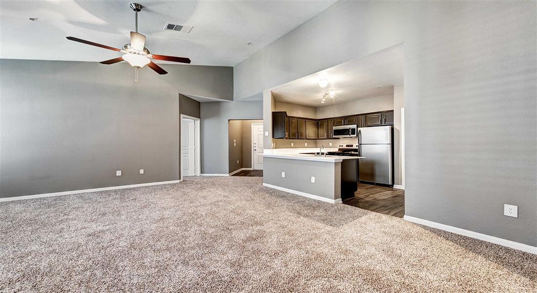 lots of natural light in apartment