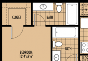 B1-2 / 2 floor plan