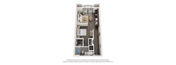 a floor plan of the villas at houston levee west apartments in cordova,