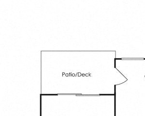 A1, 1 Bed 1 Bath floor plan
