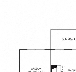 B2, 2 Bed 2 Bath floor plan