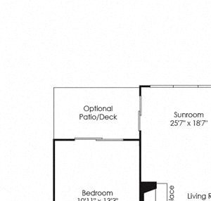B3, 2 Bed 2 Bath floor plan