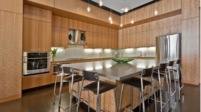 Kitchen area in clubhouse