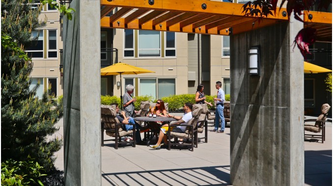 Outdoor seating area