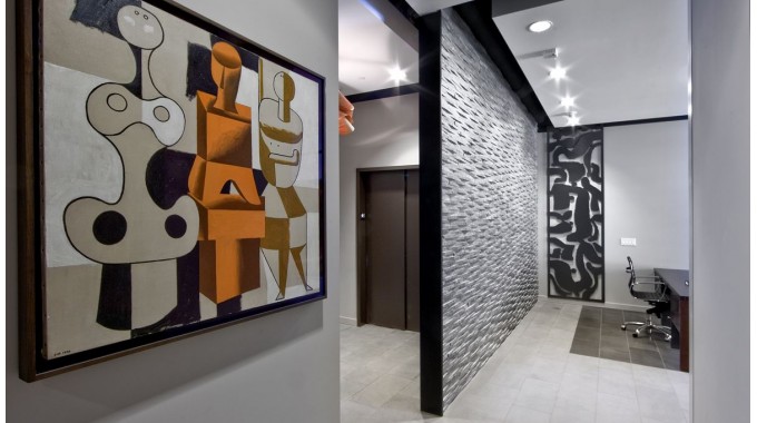 Modern looking clubhouse