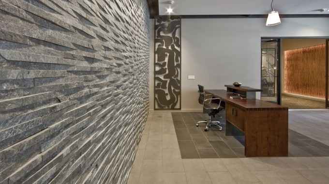 Modern looking clubhouse