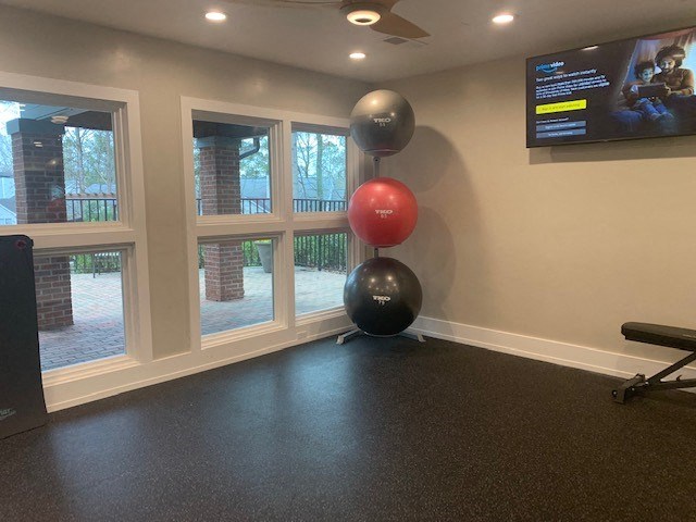 Wood Pointe Apartment Homes in Marietta Georgia photo of a fitness center