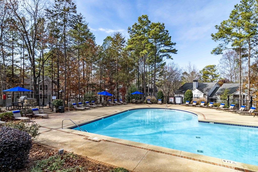 Wood Pointe Apartment Homes in Marietta Georgia photo of a resort style pool