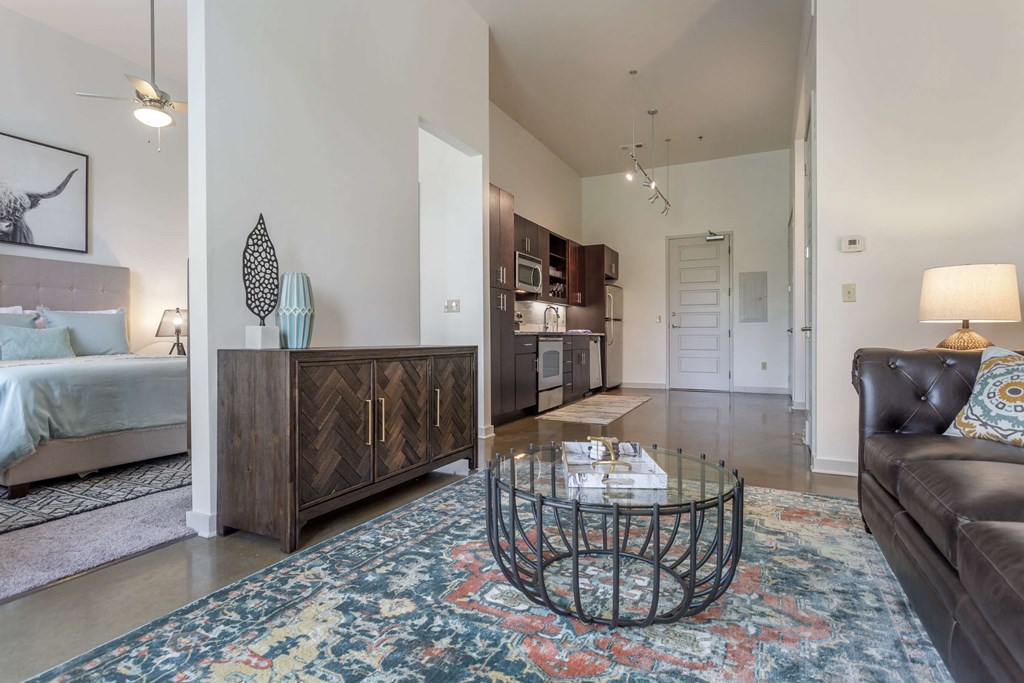 Nashville, TN Apartments - 12 South Apartments - Living Room with furniture