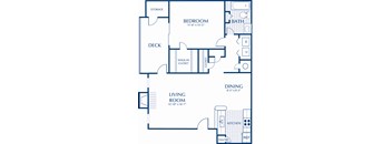 A blueprint of a house layout with labeled rooms and dimensions.