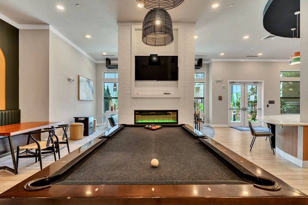 Apartments In Nashville for Rent - Octave Apartments - clubhouse pool table