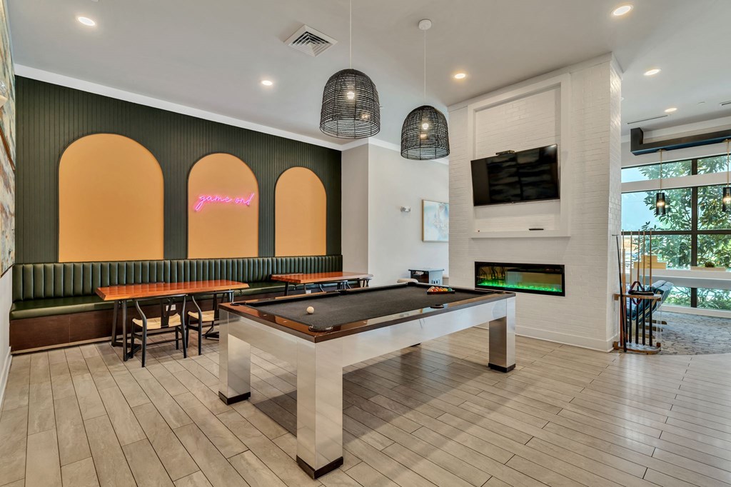 Apartments In Nashville for Rent - Octave Apartments -clubhouse pool table