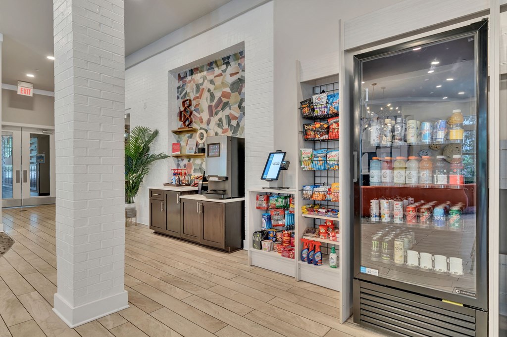 Apartments In Nashville for Rent - Octave Apartments - reception area with mini market