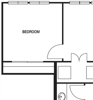 A01 1 Bed | 1 Bath A01 1 Bed | 1 Bath