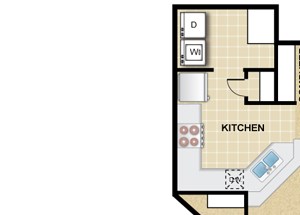 1 Bedroom 1 Bath - Sonoma