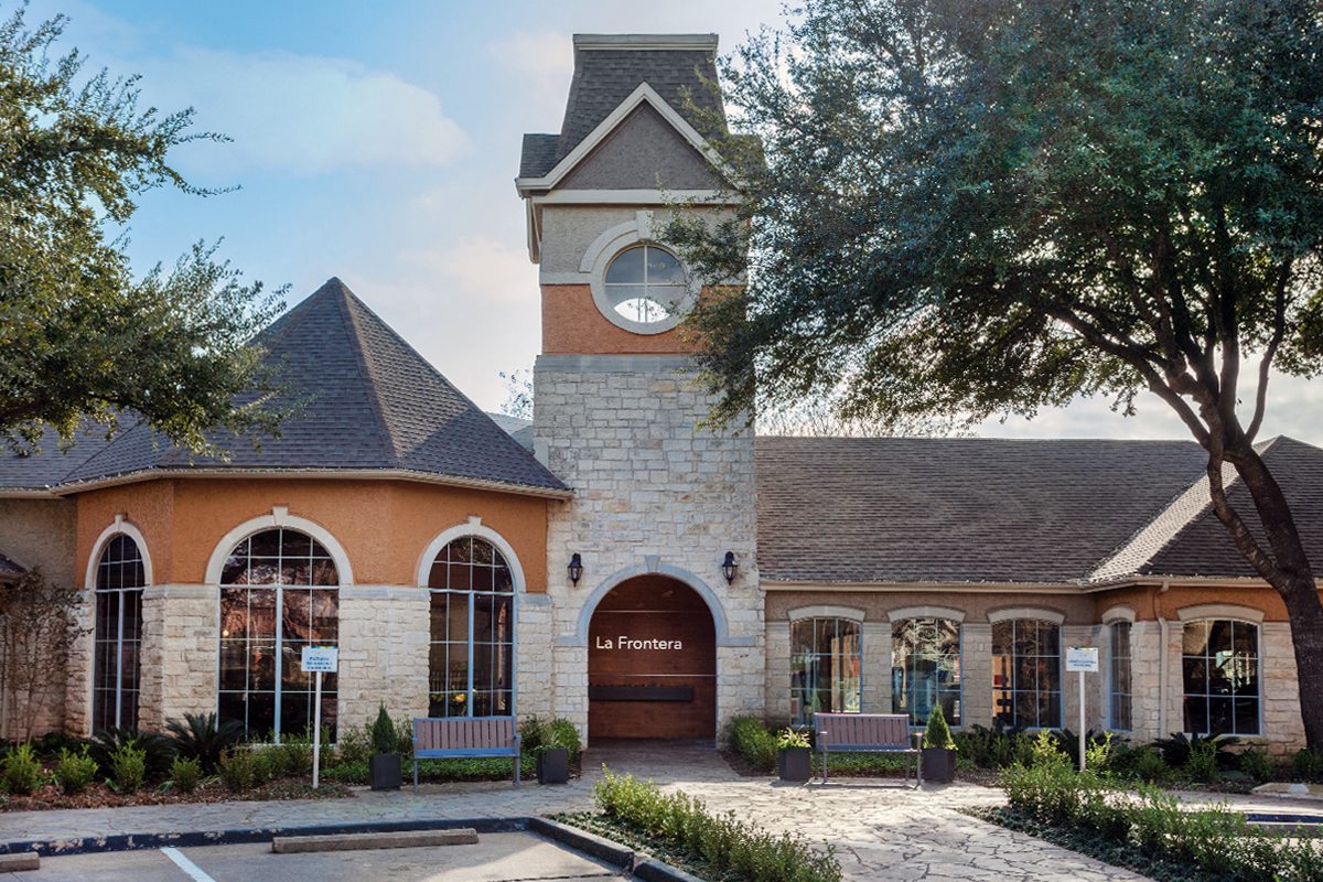 outside of clubhouse/parking lot