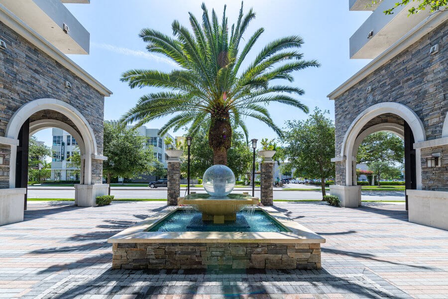The Edge at Flagler Village Apartments in Fort Lauderdale, FL photo of fountain