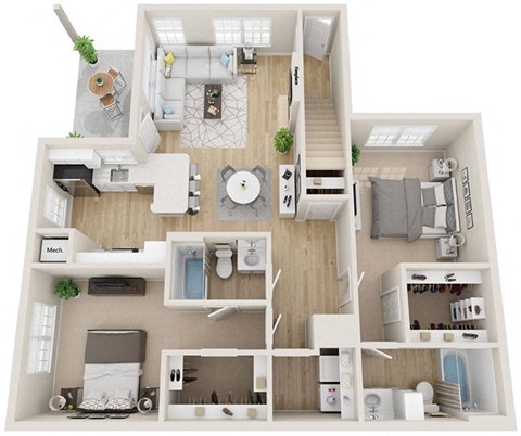 3 Farmhouse Lane 1-2 Beds Apartment, Townhouse, Loft, Affordable for Rent - Photo Gallery 38