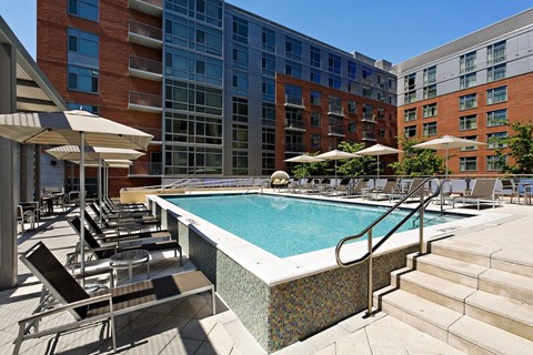 Photo of rooftop pool