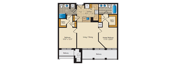 a floor plan of a home