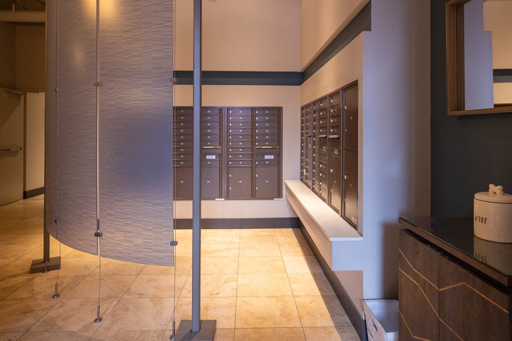 Mail and package room