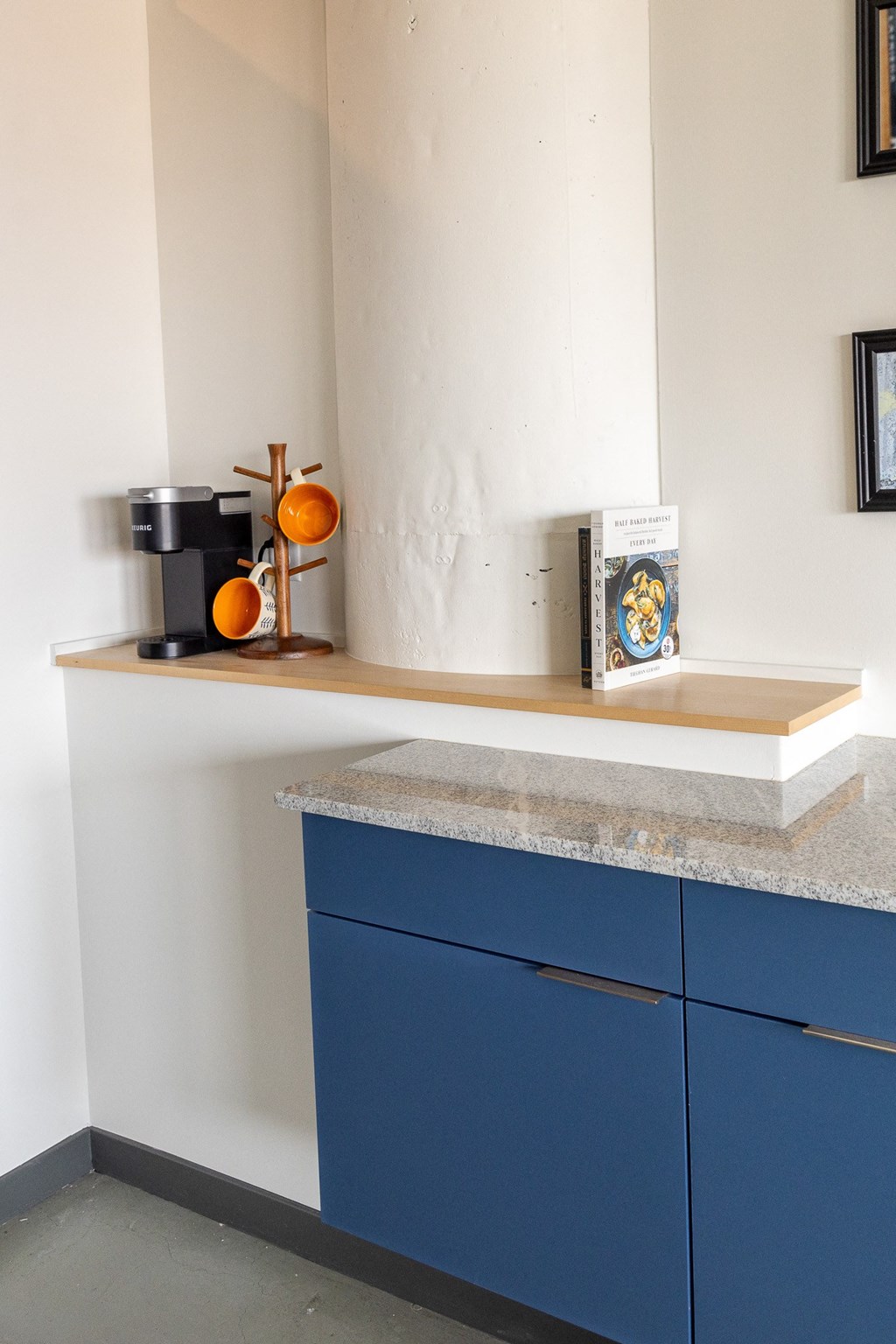 Kitchen with custom cabinetry